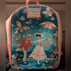 Disney Loungefly Pink and Blue Backpack